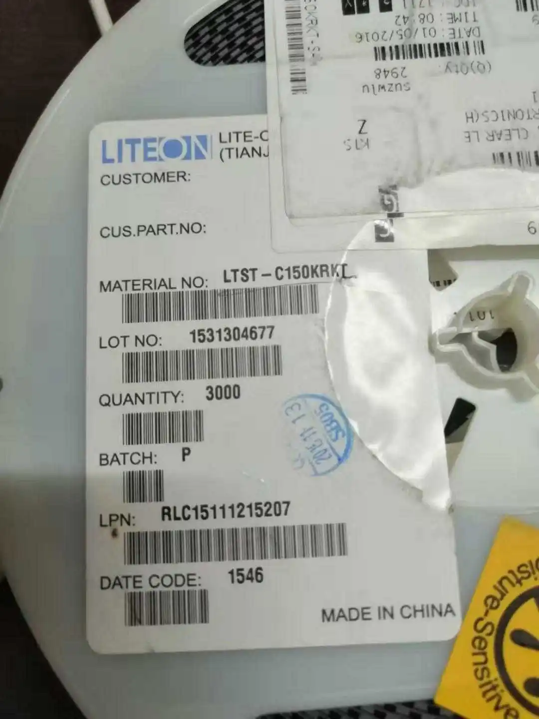 

50pcs/ LTST-C150KRKT Taiwan 1206(3216) Red Red Light Super Bright LED Lamp Beads