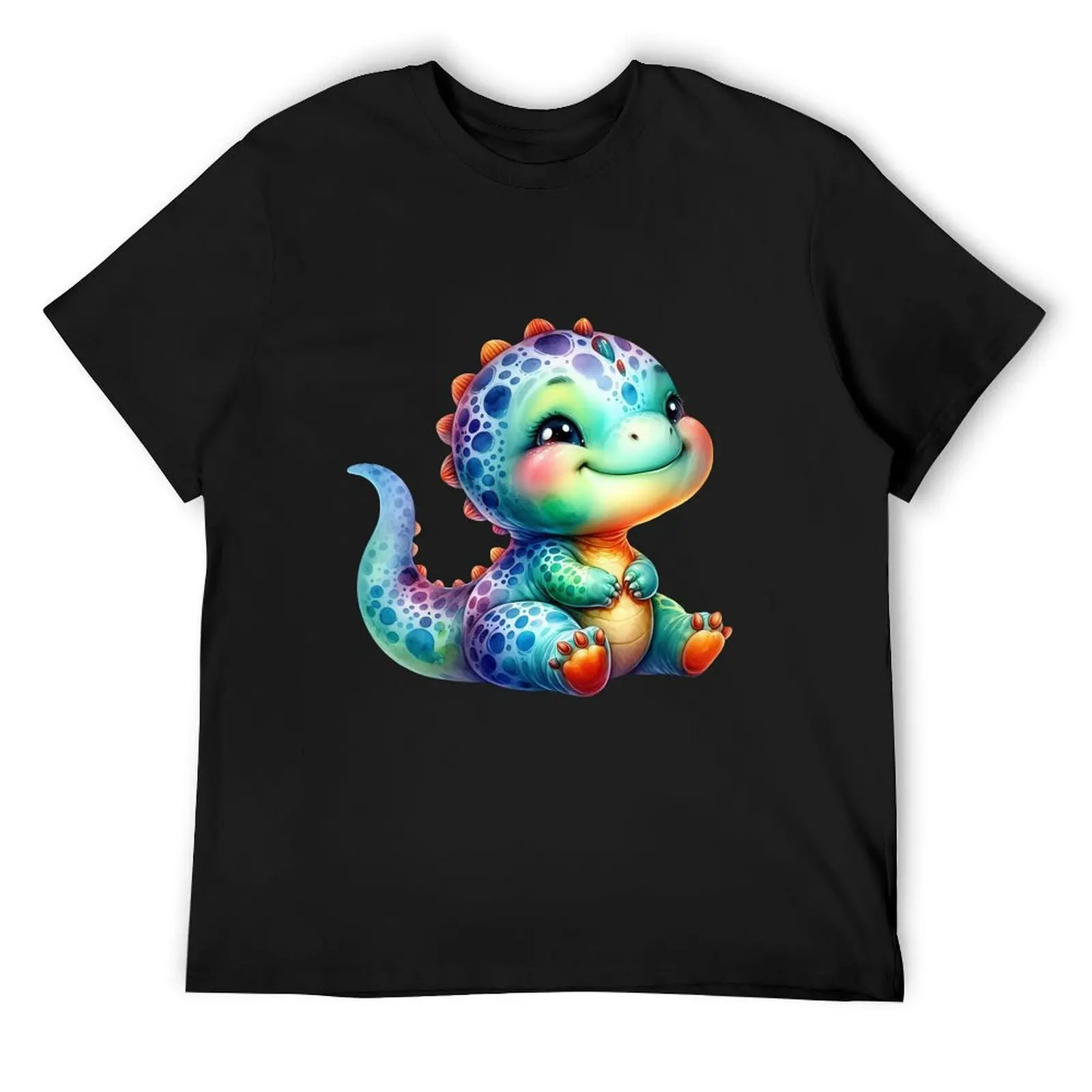 

Happy Cute Dinosaur T-Shirt sweat shirts graphic tees man clothes luxury clothes men