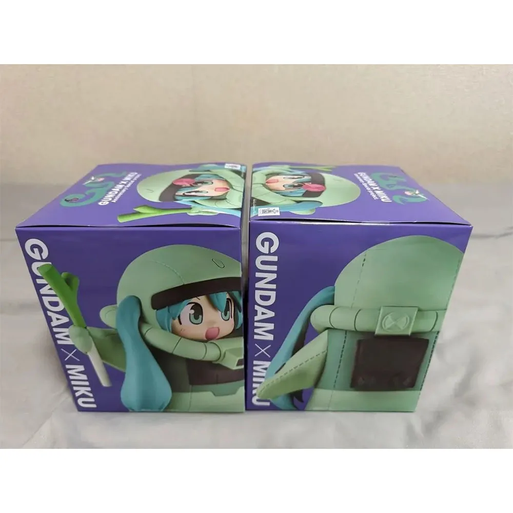 

Gundam 45th Anniversary-Hatsune Miku Рисунок: Zakugumi Hatsune Miku Версия BANDAI Banpresto Фигурка Модель Аниме Натуральная игрушка в штучной упаковке