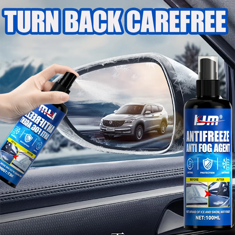 

Противотуманный спрей для автомобильного стекла, непромокальное покрытие, гидрофобный противотуманный воск для зеркала на лобовом стекле, предотвращает попадание глазури
