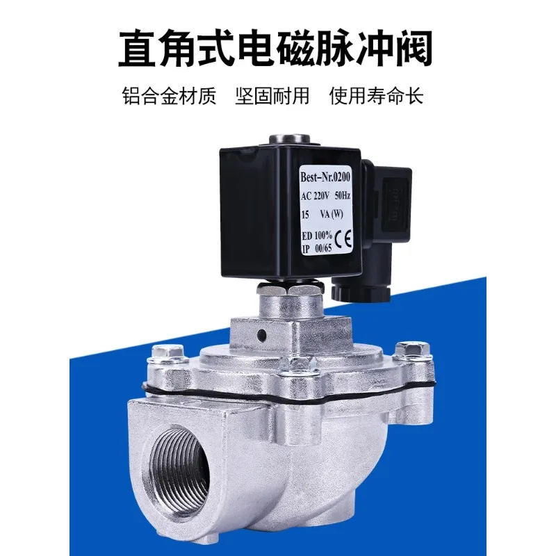 Looook Store 1 inch DMF-Z-20/25 right angle pulse solenoid valve 24V dust bag 6min injection pulse valve replacement par