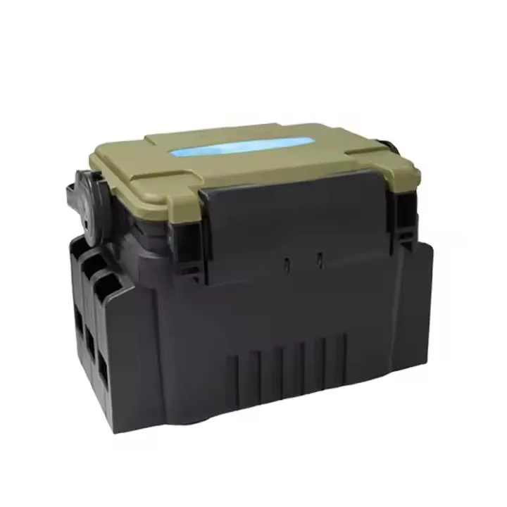 

Durable Fishing Lure Suitcase Lockable Fishing Box Multifunctional Fishing Tackle Storage Compartment