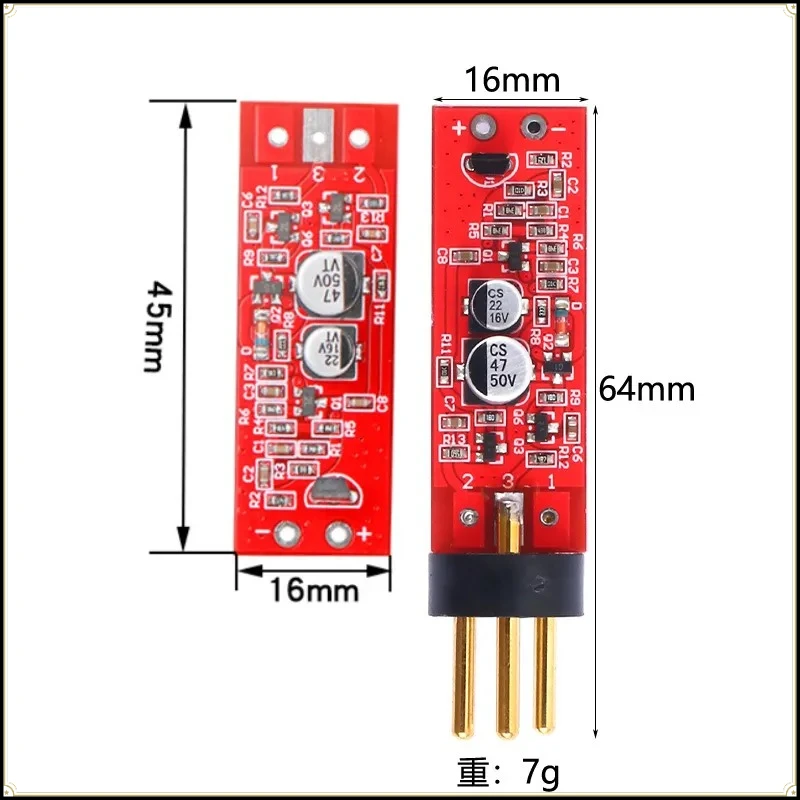 AOZILIN for Large Diaphragm Condenser Microphone Polarization Booster Board DIY Repair Modification Circuit Board Recording Mic