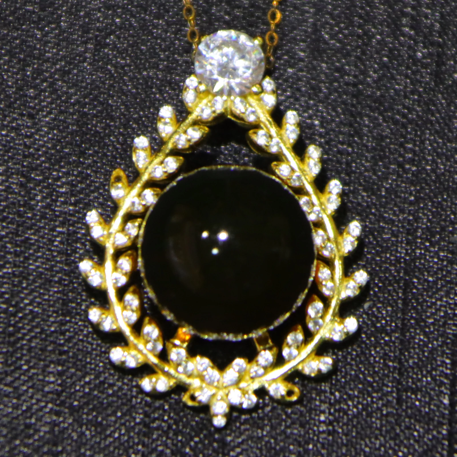 Solid Silver Natural Mexican Blue Amber Teardrop Pendant 13mm Bead