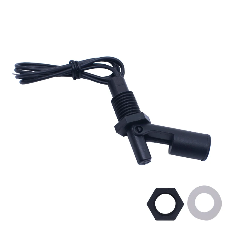 1pcs Tank Pool Horizontal Water Level Switch Liquid Level Sensor Liquid PP Plastic Ball Float Switch