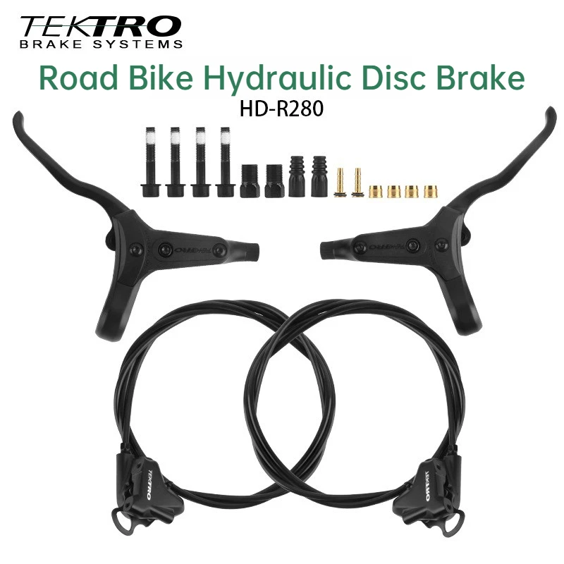 TEKTRO R280 Hydraulic Disc Brake for Road Bike Flat Mount Split Type Hydraulic Brake - view 2