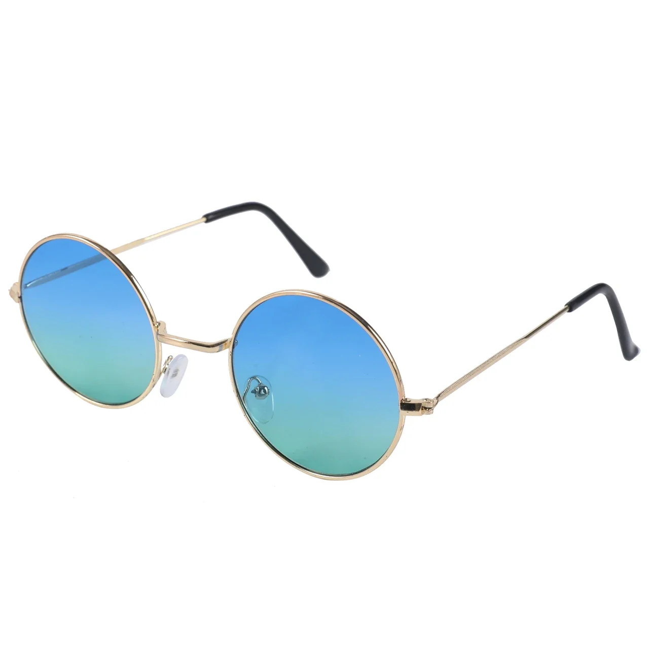 Women Fashion Unisex Classic Vintage Round Metal Frame Men Fashion Glasses For Eye Protection Outdoor Driving Travel Street-Phot