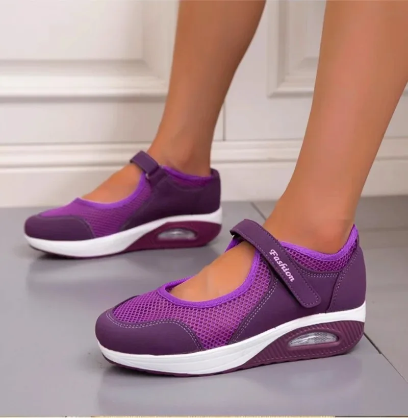 Zapatillas planas suaves para mujer, zapatillas sin tira, zapatillas vulcanizadas para correr,