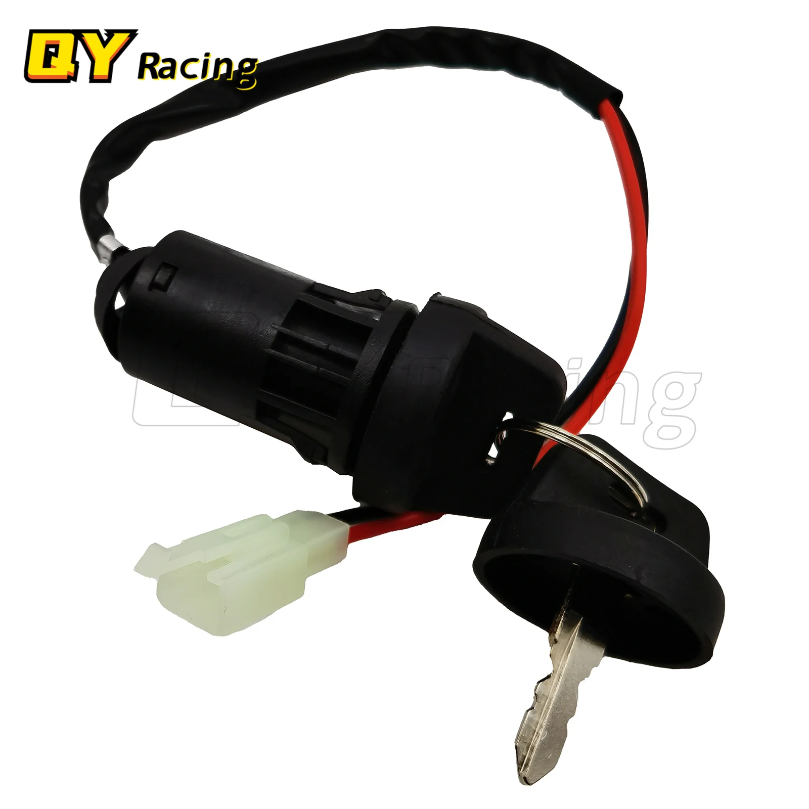 4&2 Wires  Universal 2 Ignition Keys Start Switch Door Lock Key Motorcycle Accessories for ATV Go Kart Scrambling Motorcycle