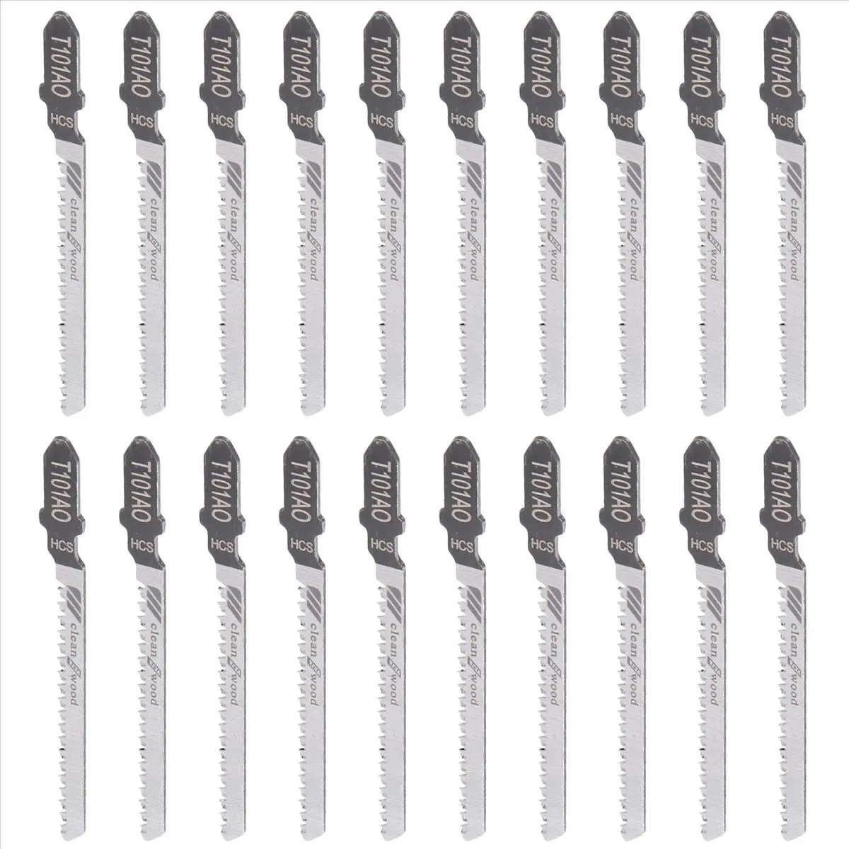 2026 New 20Pcs Reciprocating Jigsaw Blade T101AO T-Shank Multi Jig Saw Blades for Wood Plastic Cutting Disc