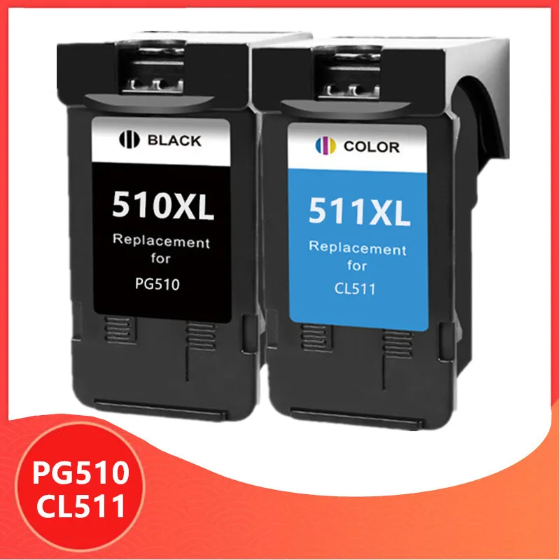 

PG510 CL511 Ink Cartridge Replacement for Canon PG 510 pg-510 CL 511 for MP240 MP250 MP260 MP280 MP480 MP490 IP2700MP499