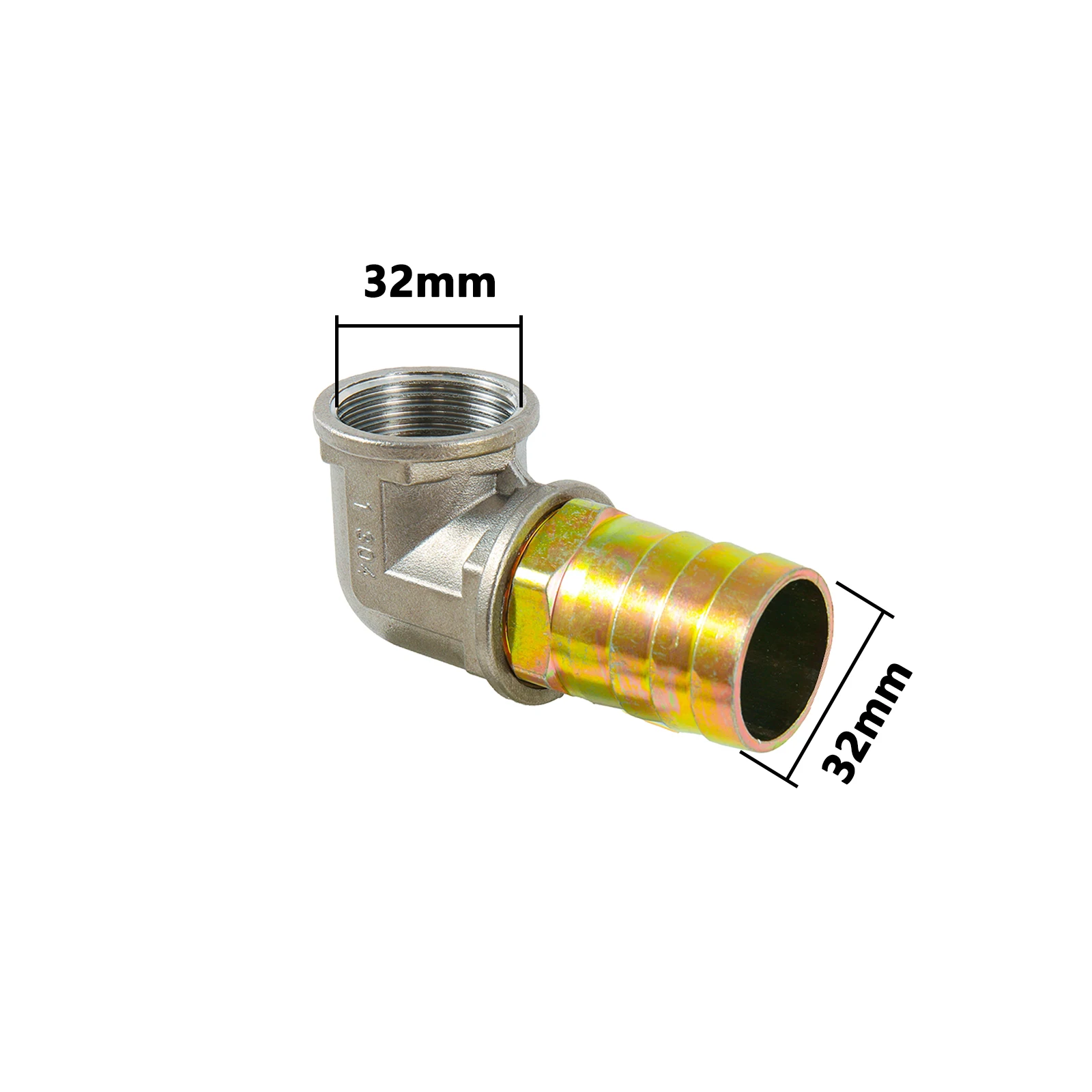 1 "Tot 16/19/25/32Mm 3 Weg Roestvrijstalen Fitting Tuin Irrigatie T-Adapter Gegoten Pijp Fitting Huis Tuin Irrigatie 3 Manier