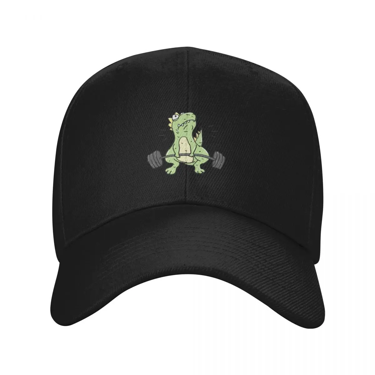 T-Rex Dinosaur Deadlift Fitness Gym Workout Bodybuilder Baseball Cap Hip Hop Snap Back Hat derby hat Boy Women's