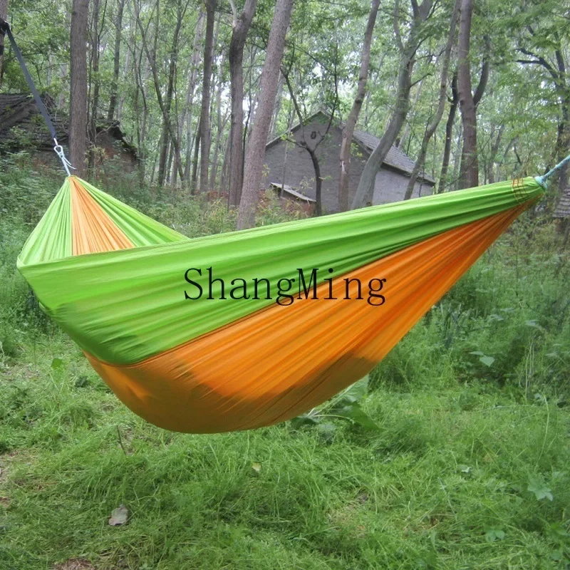 

CL single double parachute cloth hammock outdoor light and breathable swing hammock portable camping dormitory