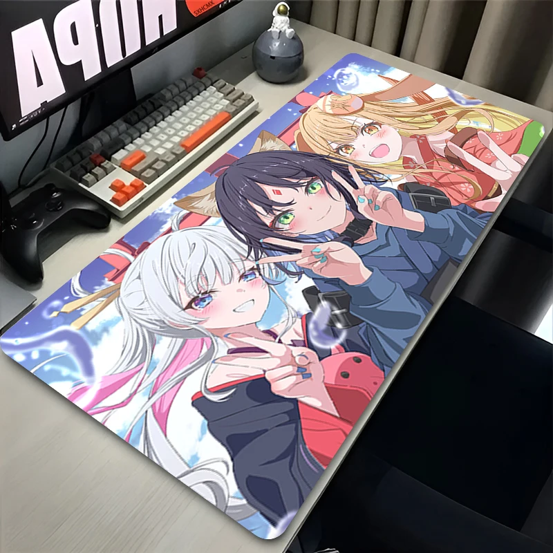 CIFBUY XXL Gaming Mousepad, Desk Mat Cosmic Princess Kaguya Kawaii Girl Yachiyo Runami PC Laptop Gaming Keyboard Accessor