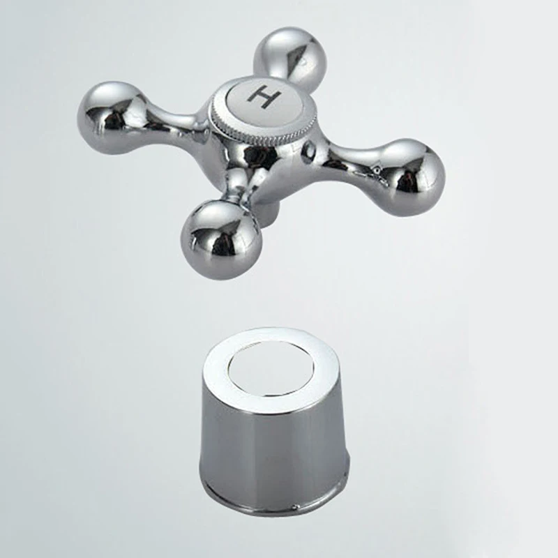 Copper Cross Handle For Kitchen Bathroom Accessories Bathtub Sink Faucet Handle 1 Set