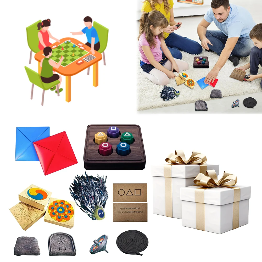 

Korean Traditional Play Game Korean Folk Game Set Family Travel Game Party Game Props for Hand Eye Coordination Training