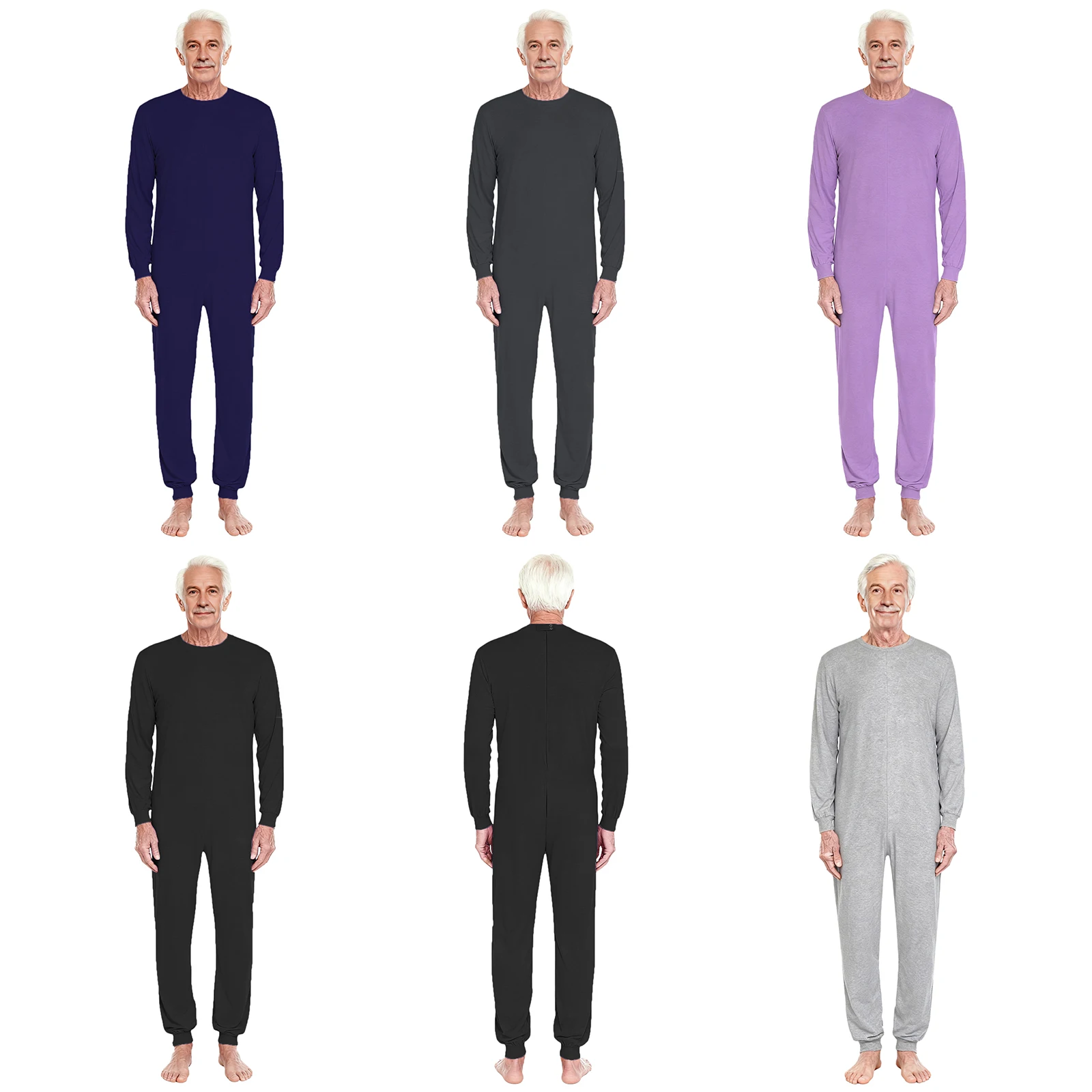 Adulto necessidades especiais roupas adaptativas longo manga curta zíper anti-tira macacão pijamas para deficientes pacientes alzheimer