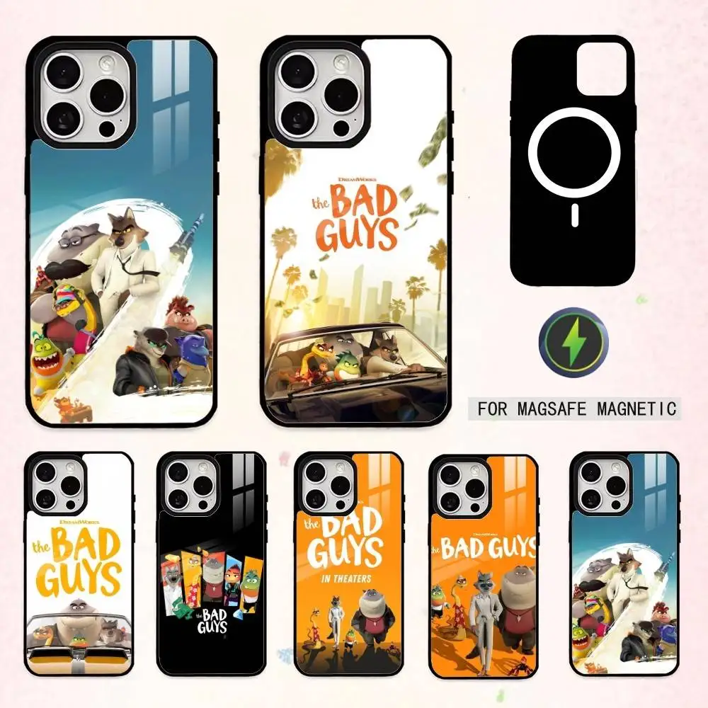 

The B-Bad G-Guys DreamWorks Movie Phone Case For iPhone17,16,15,14,13,12,11 Plus,Pro Max Magnetic For Magsafe Wireless Charging
