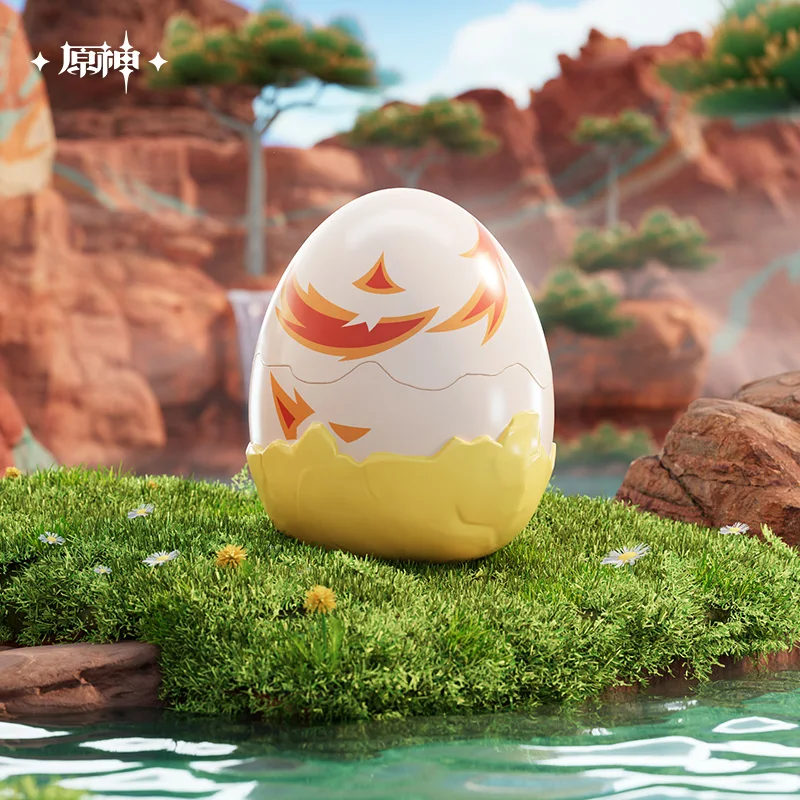 Mini modelo de dragón Natlan, adorno coleccionable, caja ciega de moda Genshin Impact, Cosplay, juego de Anime temático, regalo de cumpleaños y Halloween