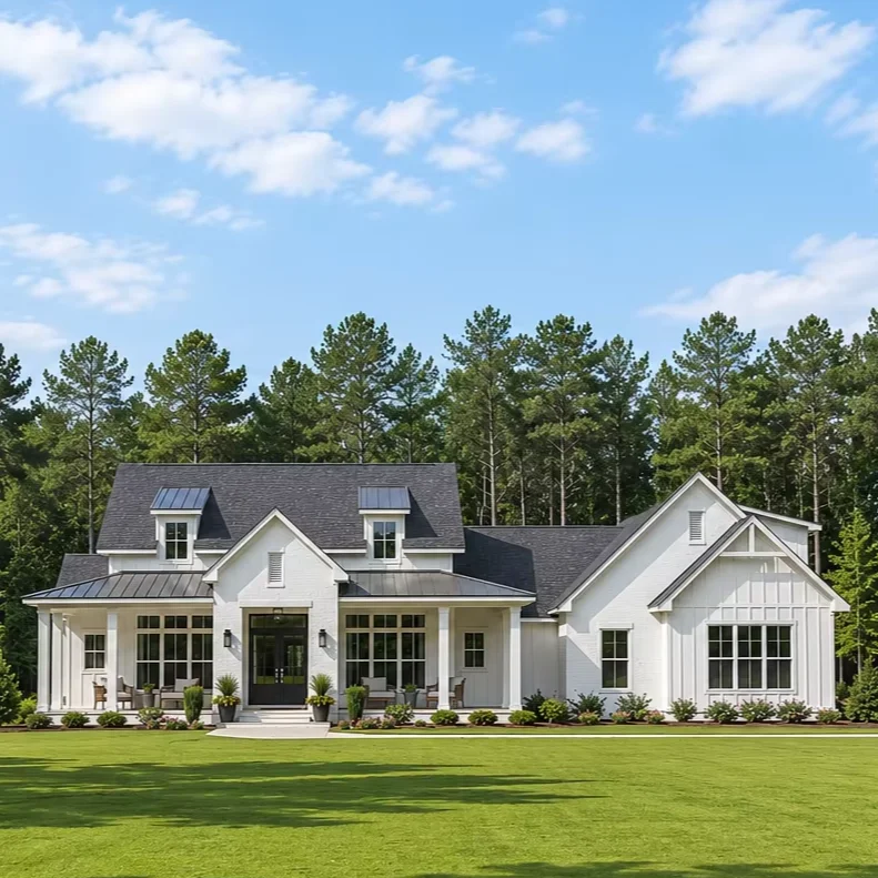 Modern Warm Durable Single Family House Luxury Detached Prefab House for Living