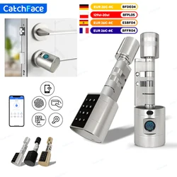 Catchfcae nuova sostituzione regolabile TTLock APP Fingerprint FRID Card Password cilindro serratura elettronica intelligente digitale