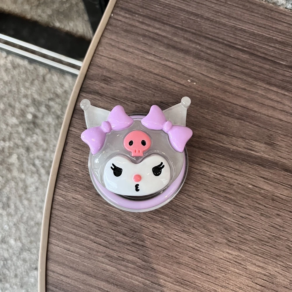 Luminoso Sanrio Kuromi Melody Pochacco Per Magsafe Telefono Magnetico Griptok Supporto Per iPhone Pieghevole Supporto di Ricarica Wireless