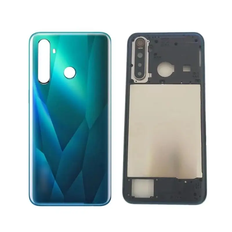 New Housing For OPPO Realme 5 Pro RMX1971 RMX1973 Back Battery Cover Rear Door Case with Middle