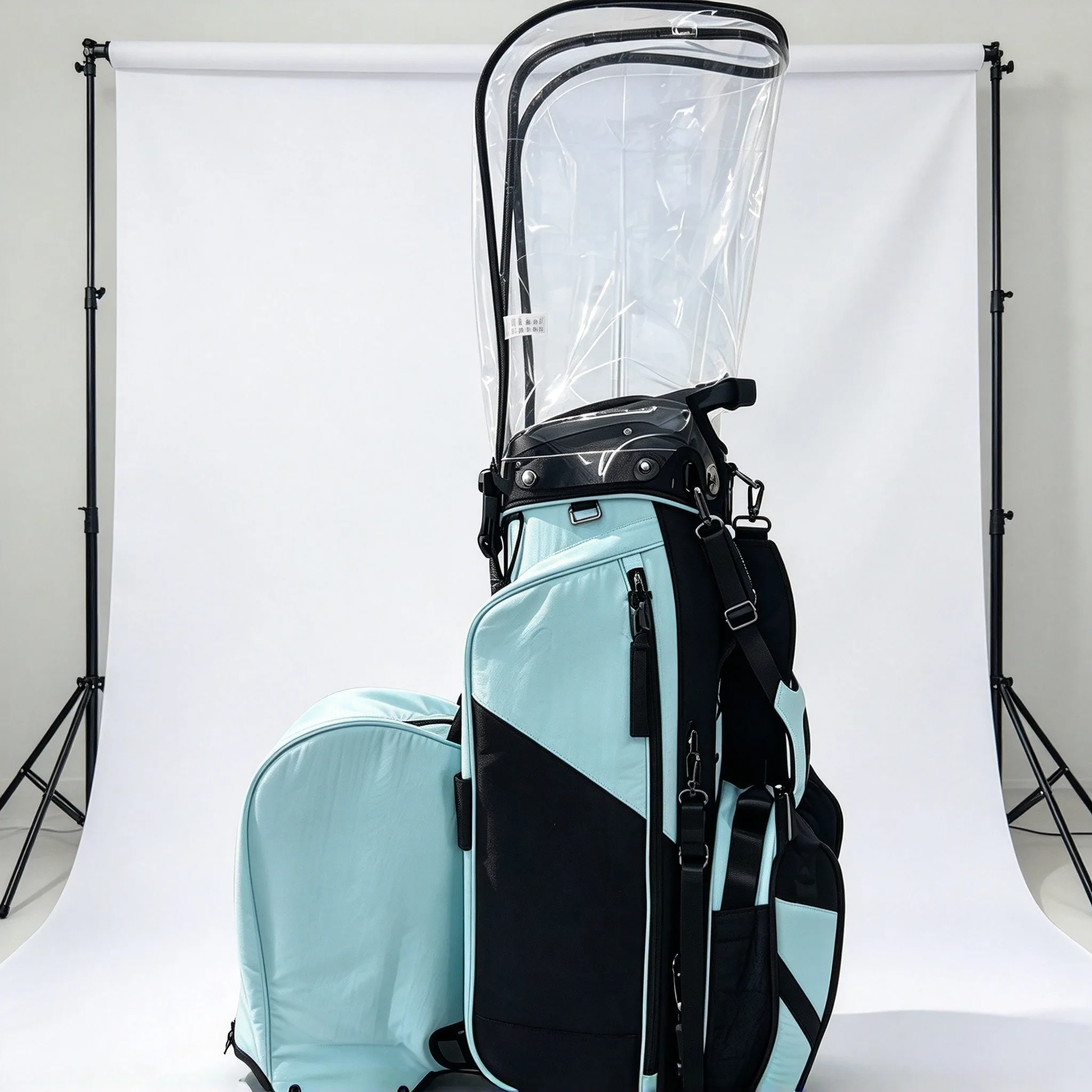 Unisex Golf Stand Bag, Lightweight Wear-resistant Fabric Golf Club Bag Trendy Fashion Golf Carry Bag