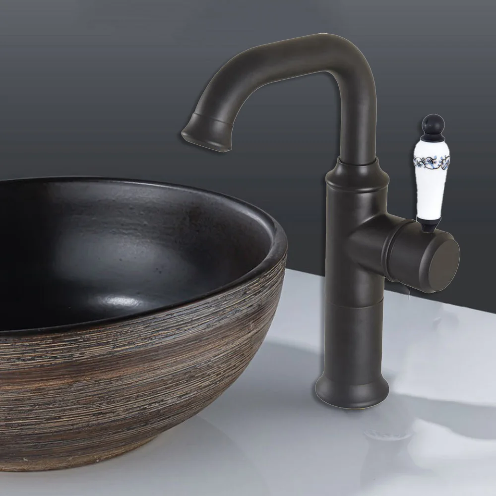 

Черный латунный смеситель для раковины, смесители с одной ручкой, вращающийся на 360° кухонный смеситель, кухонный смеситель, смесители Nsf933