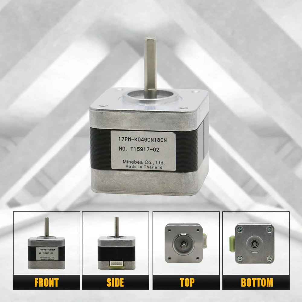 HLTNC Stappenmotor met laag koppel Nema17 0,23 nm Motor42HS34-A5-A24 0,95 2-fase hybride stappenmotor voor CNC-router