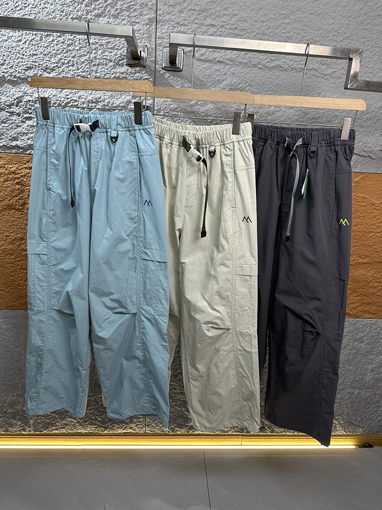 

Мужские повседневные рабочие брюки свободного кроя, прямые, длинные, для активного отдыха, весна-осень, без стрейча