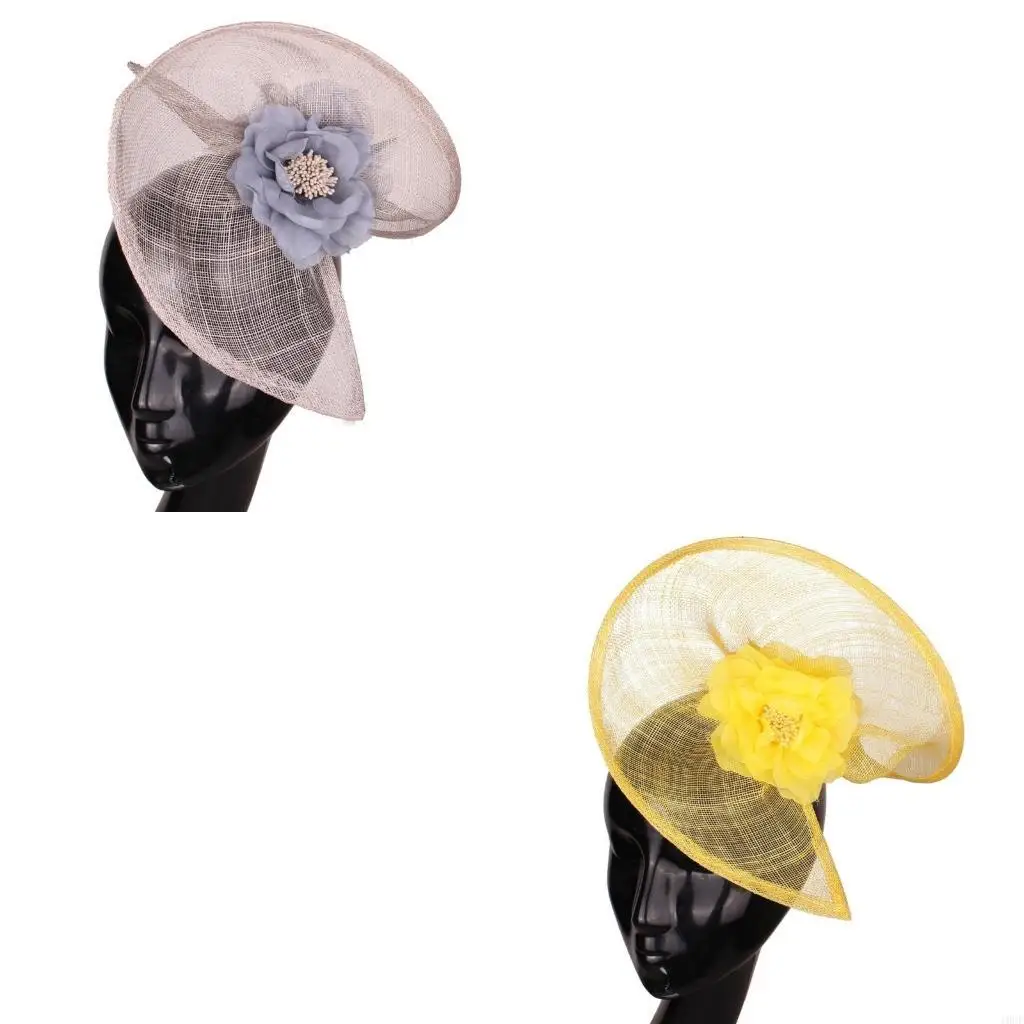 

Stylish Top Hat Headband with Fascinator Designs Hair Accesories Hairpieces for Women Attending Banquets and Balls