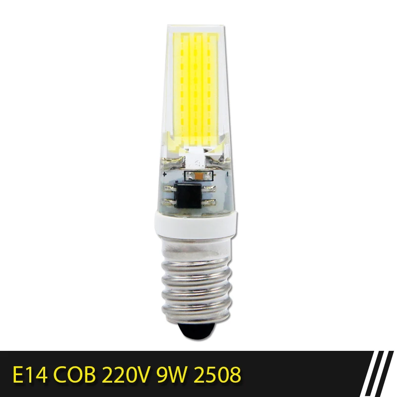 G4 LED COB Lamp Dimbaar 6W 9W COB LED Lamp E14 AC/DC 12V 220V Lampada LED G9 COB Spotlight Kroonluchter Verlichting Vervangen Halogeen