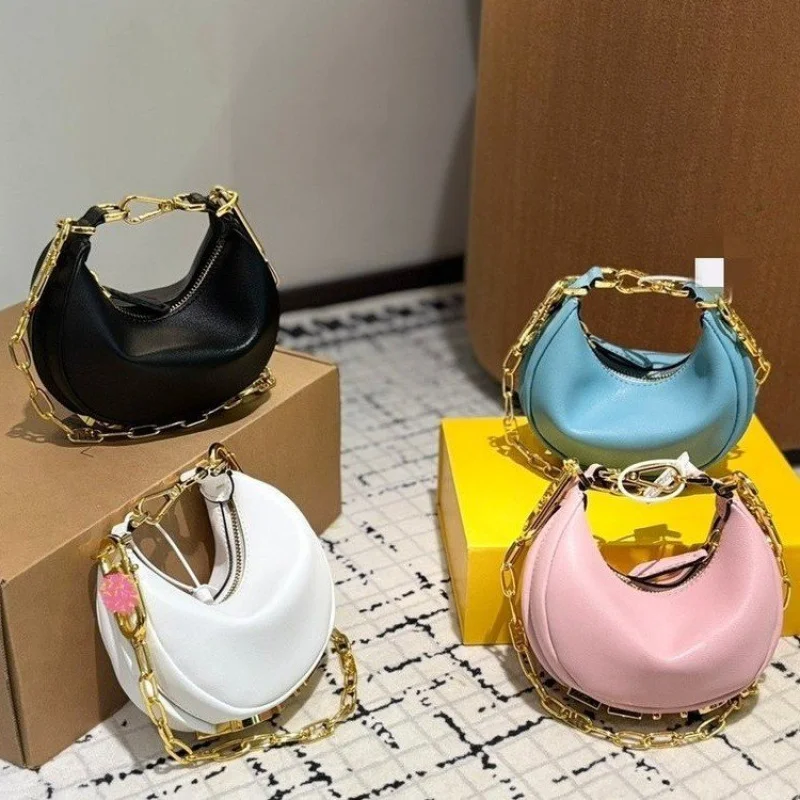 กระเป๋าถือหนังผู้หญิงระดับไฮเอนด์ปี 2025 แบรนด์หรู ดีไซเนอร์ชื่อดังจากปารีส สไตล์วินเทจ ลำลอง ชิค และสวยงาม ​