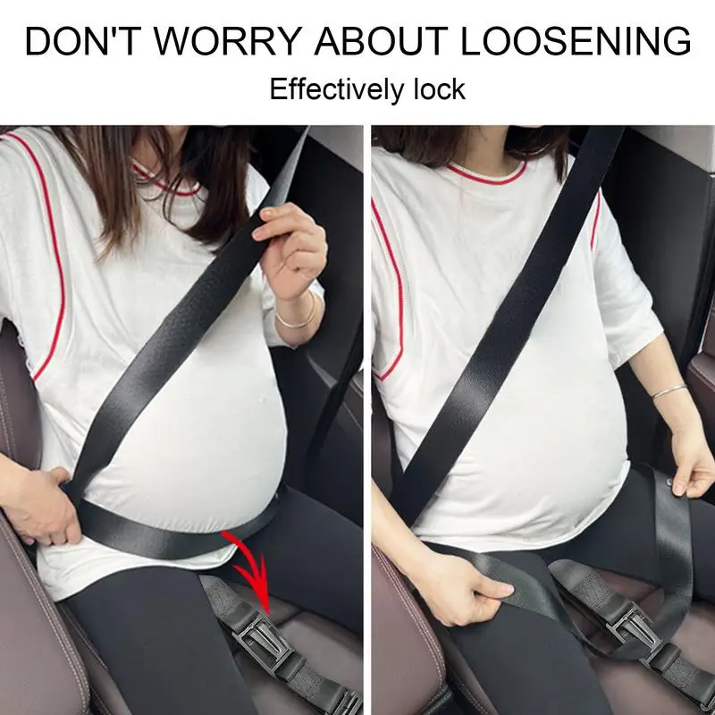 Pregnancy Seat Belt Adjuster Oxford Cloth Maternity Seat Adjuster Automotive Bump Strap Adjustable Belt Cover Prevent