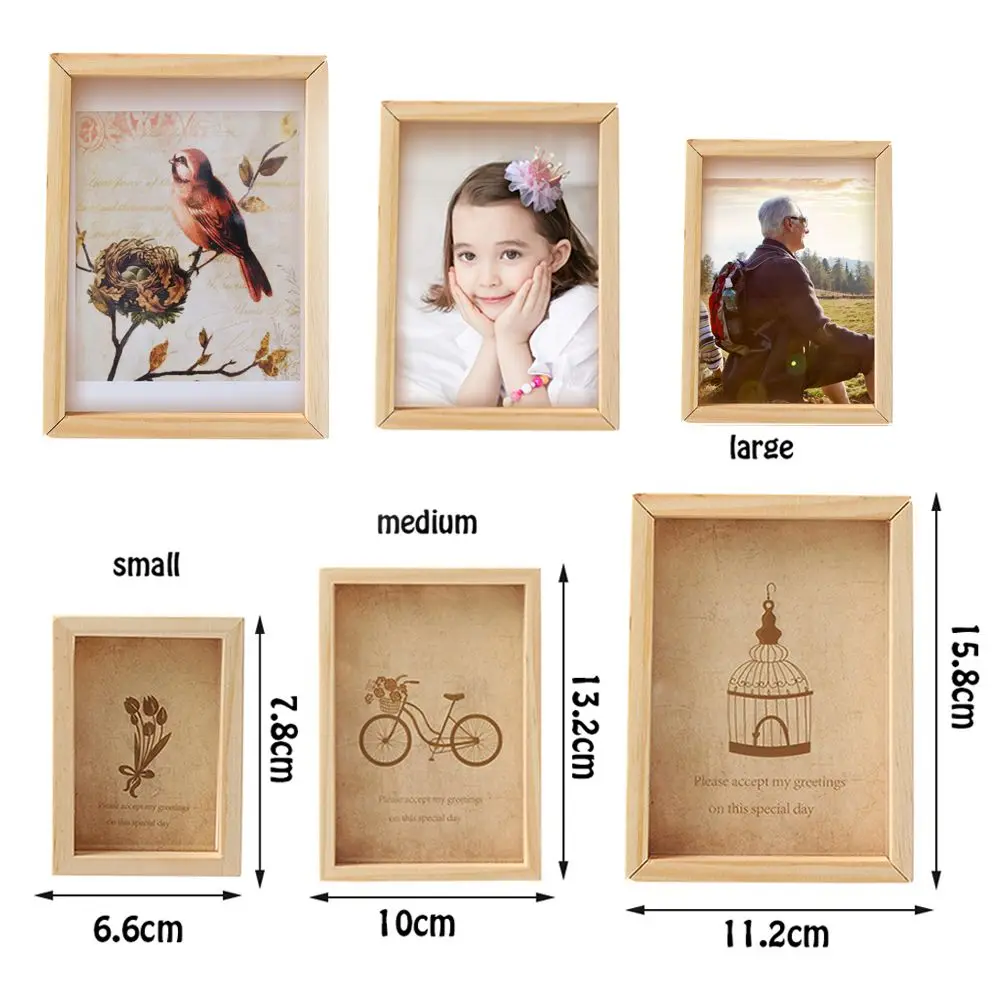 Family Vintage Multi Photo Frame Online Home Decor Art Wooden Wedding Mini Pictures Frames Vintage DIY Family Frame