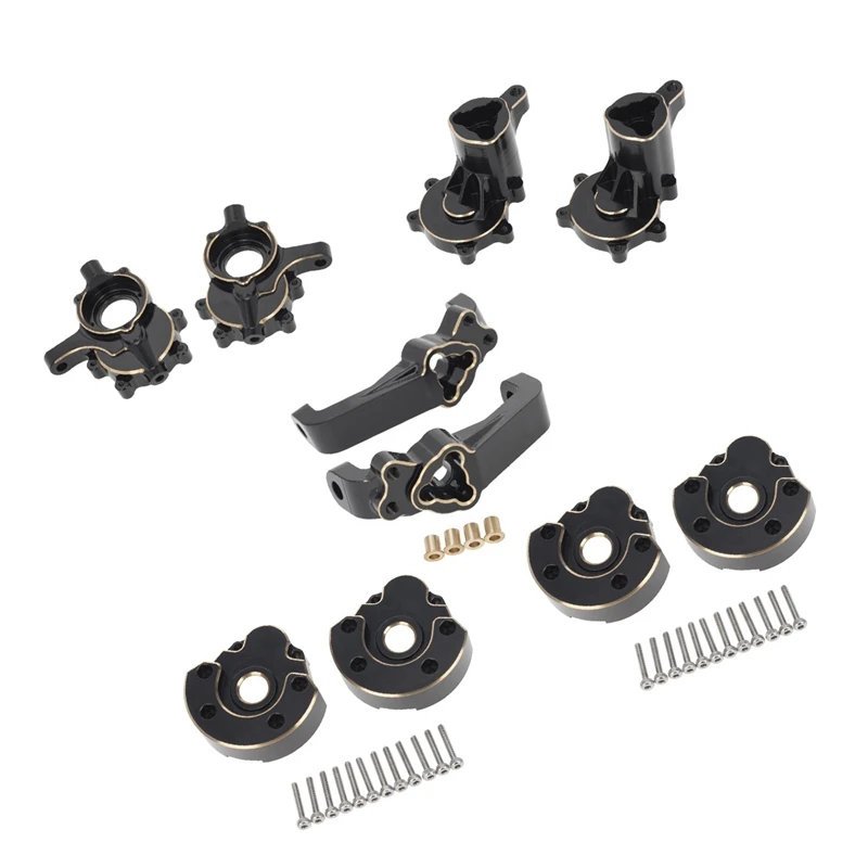 

10Pcs Brass Front And Rear Portal Housing Set For Redcat GEN8 GEN 8 1/10 RC Crawler Car Upgrades Parts Accessories