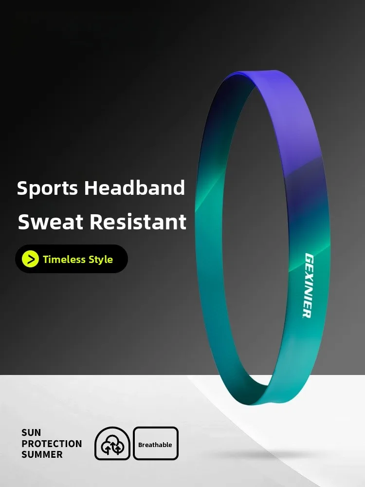 Sports Sweat Absorbent Headband Fitness Running Basketball Anti-Sweat Band Yoga Guiding Hairband Unisex Summer Hair Towel