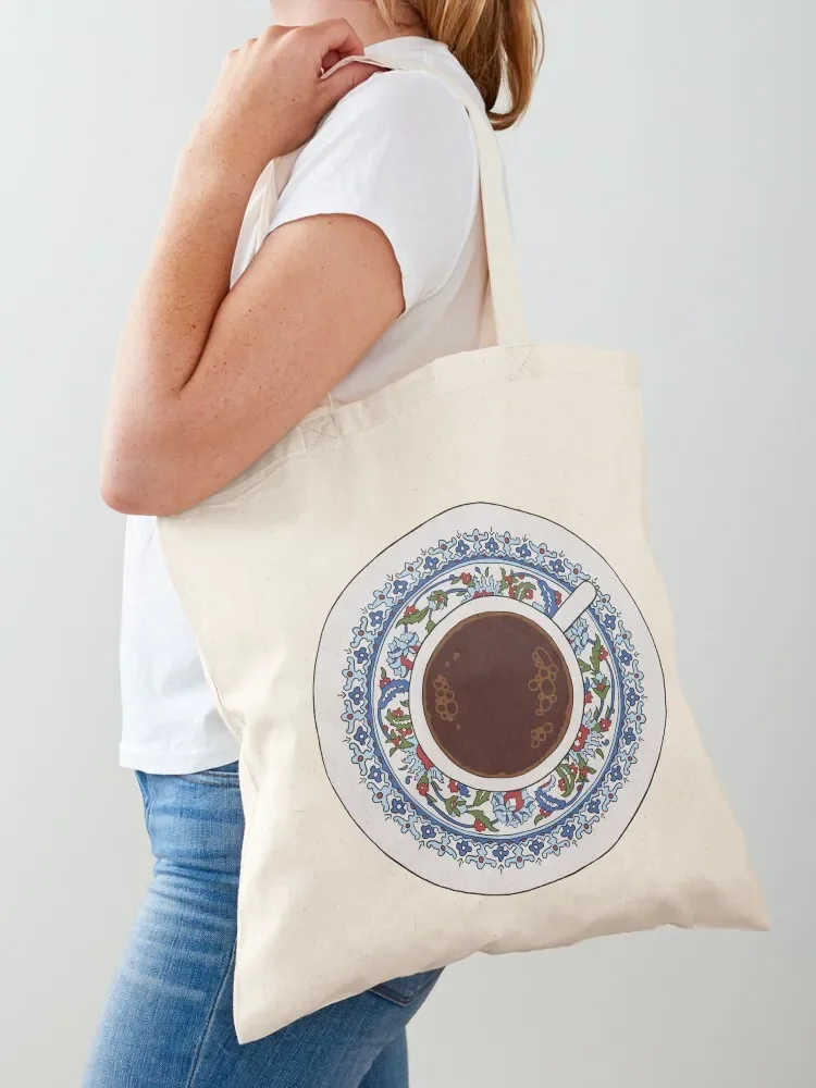 Turkish Coffee Tote Bag custom fabric bag handbag bags for women