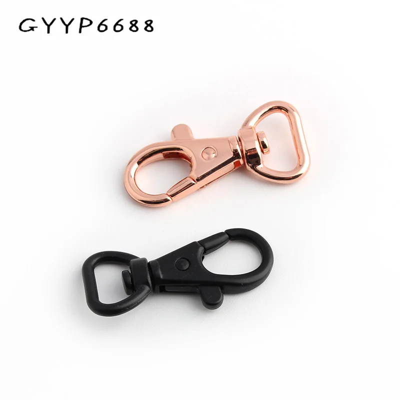 

10-50-100pcs 40x13mm 1/2'' 7 Colors Durable Metal Bag Buckle Keychain Clasps Clips Swivel Carabiner Hooks Perfect for Dog Buckle