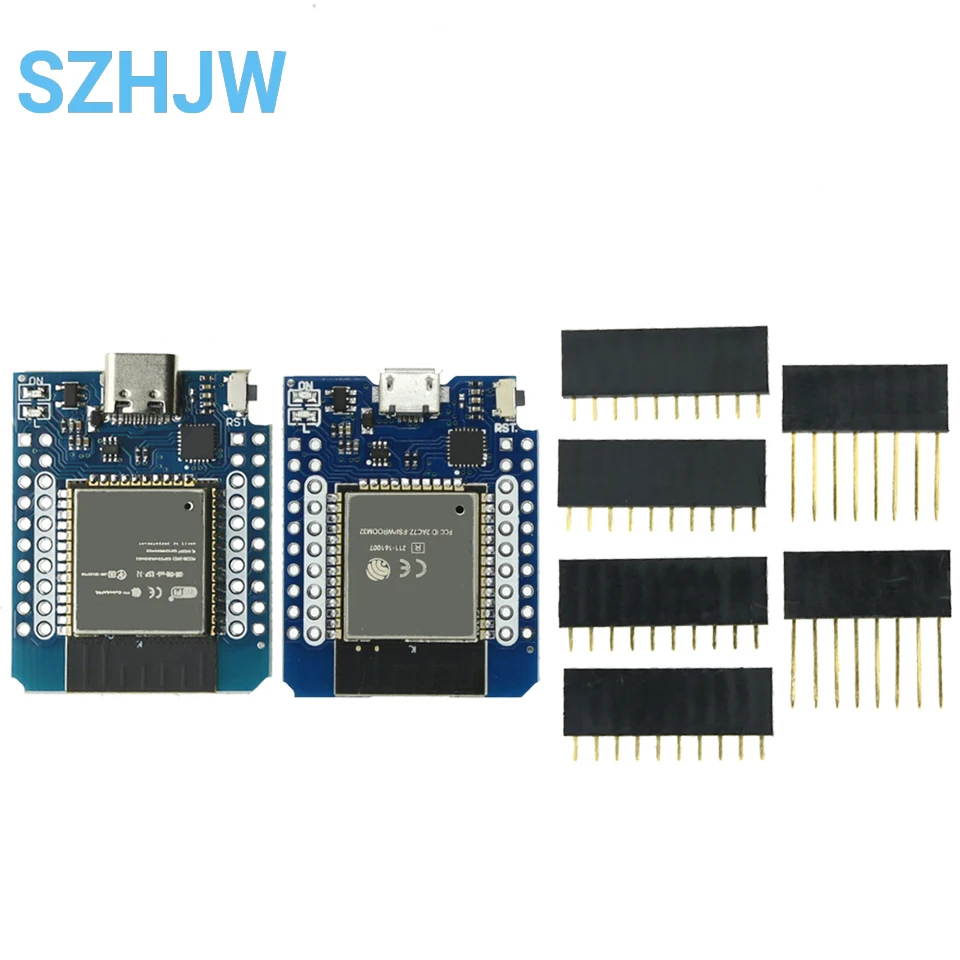 Wemos D1 MINI ESP8266 ESP32 ESP-32S WIFI Bluetooth-compatible CP2104 CH9102  Development Board Module For Arduino With Pins image 5
