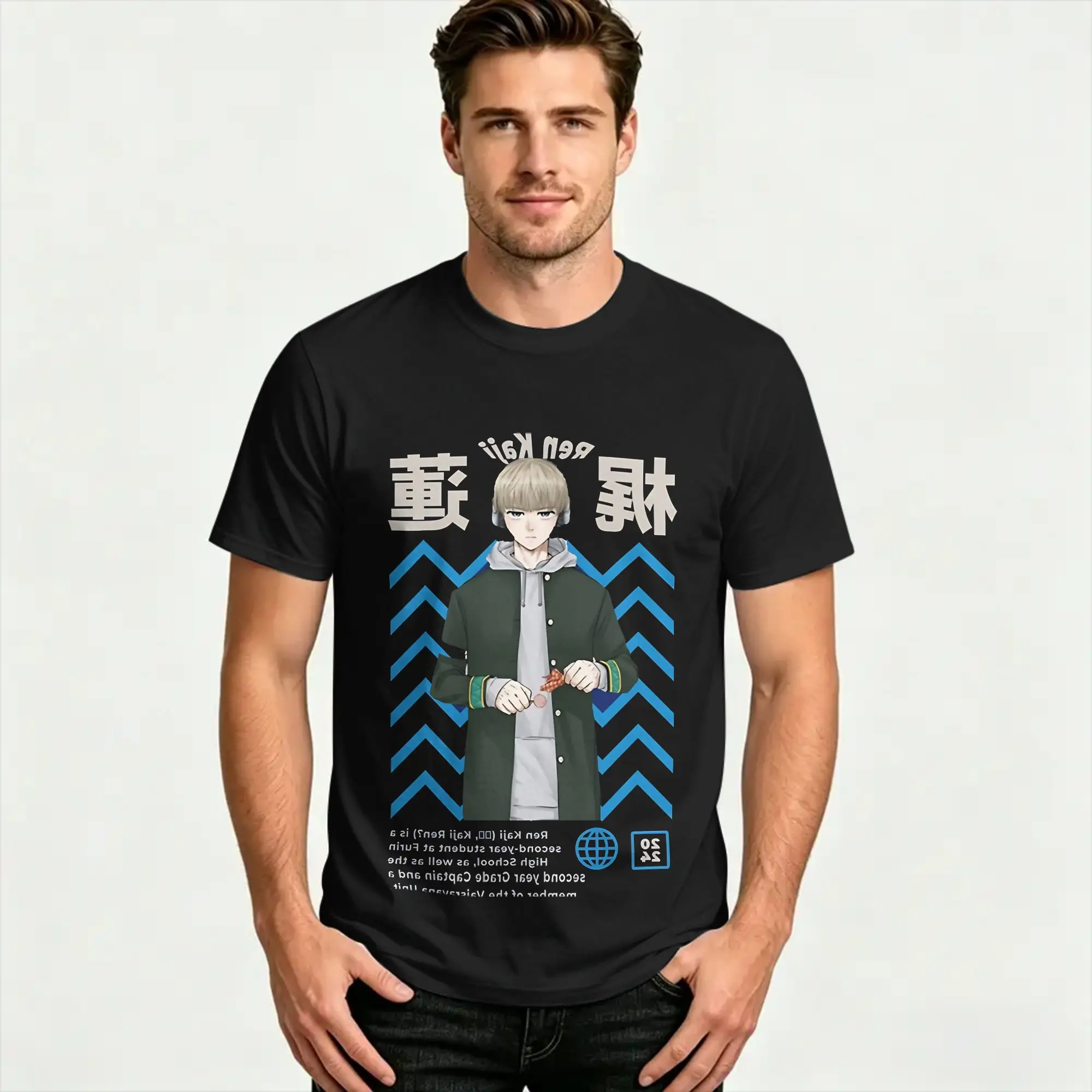 Men Women T-Shirt Ren Kaji Wind Breaker T Shirts Trendy Cool  Summer Tee Shirt Y2K Casual 100% Cotton Tops Birthday Present