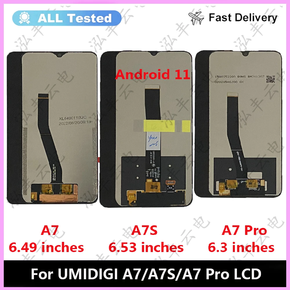 

100% Original Tested For UMIDIGI A7 PRO A7 LCD Display Touch Screen Glass Panel Assembly For UMIDIGI A7S LCD Display