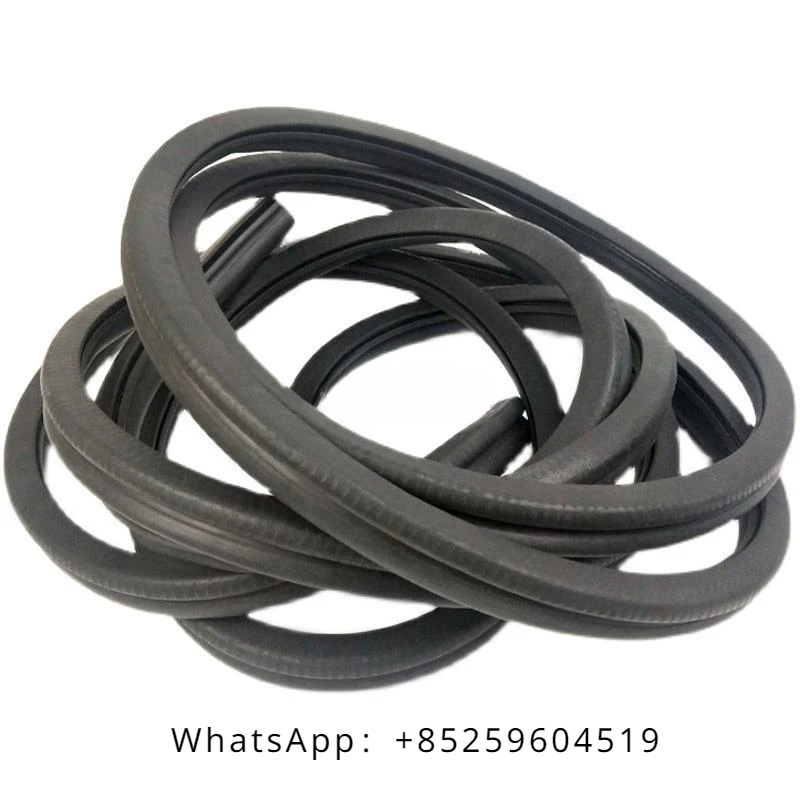 For Excavator Komatsu PC120 200-6 210 220 240-8 360-7 Front Windshield Sealing Rubber Sealing Soundproof Leather High Quality 1M