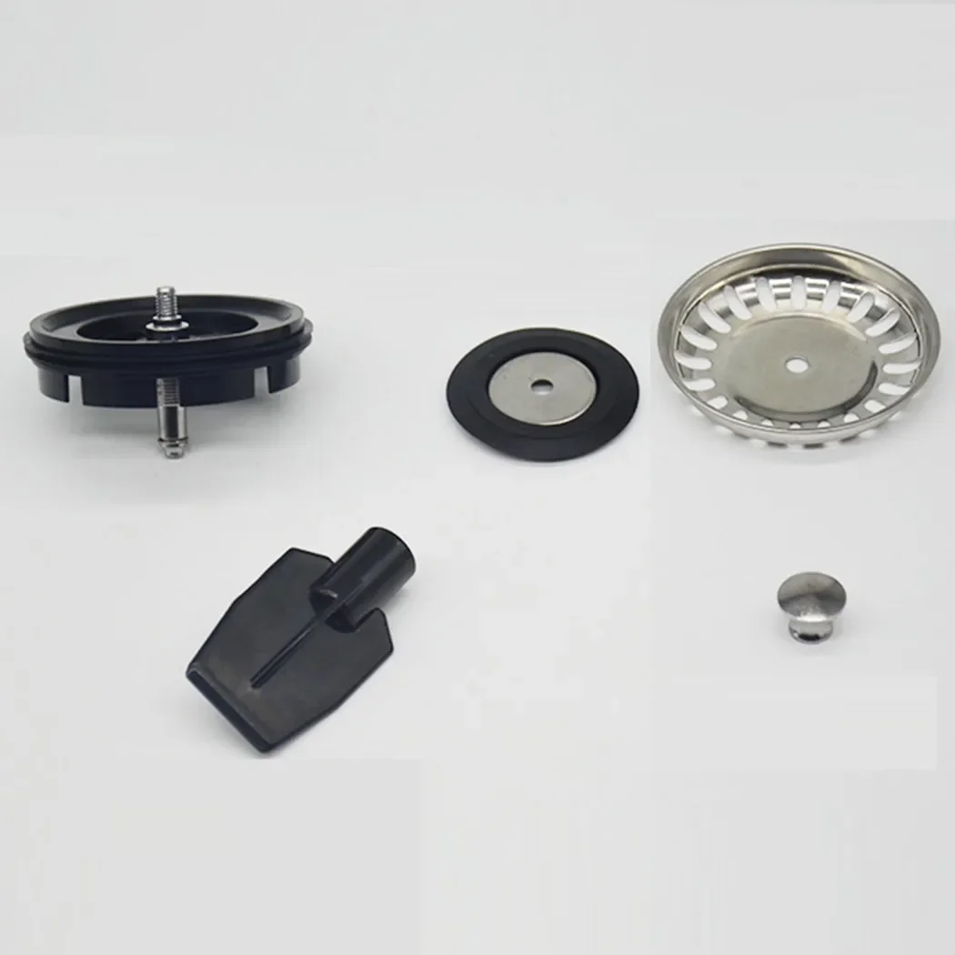 

Garbage Disposal Strainer Cover with Paddle Scraper and Water Stopper for InSinkErator Prevents Splash and Small Item Drainage