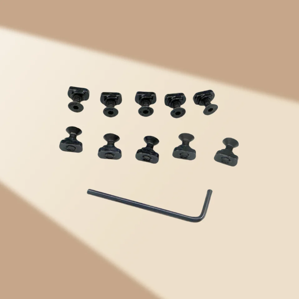 

200sets/pack MLOK M-LOK Screw And T Nut Replacement Set