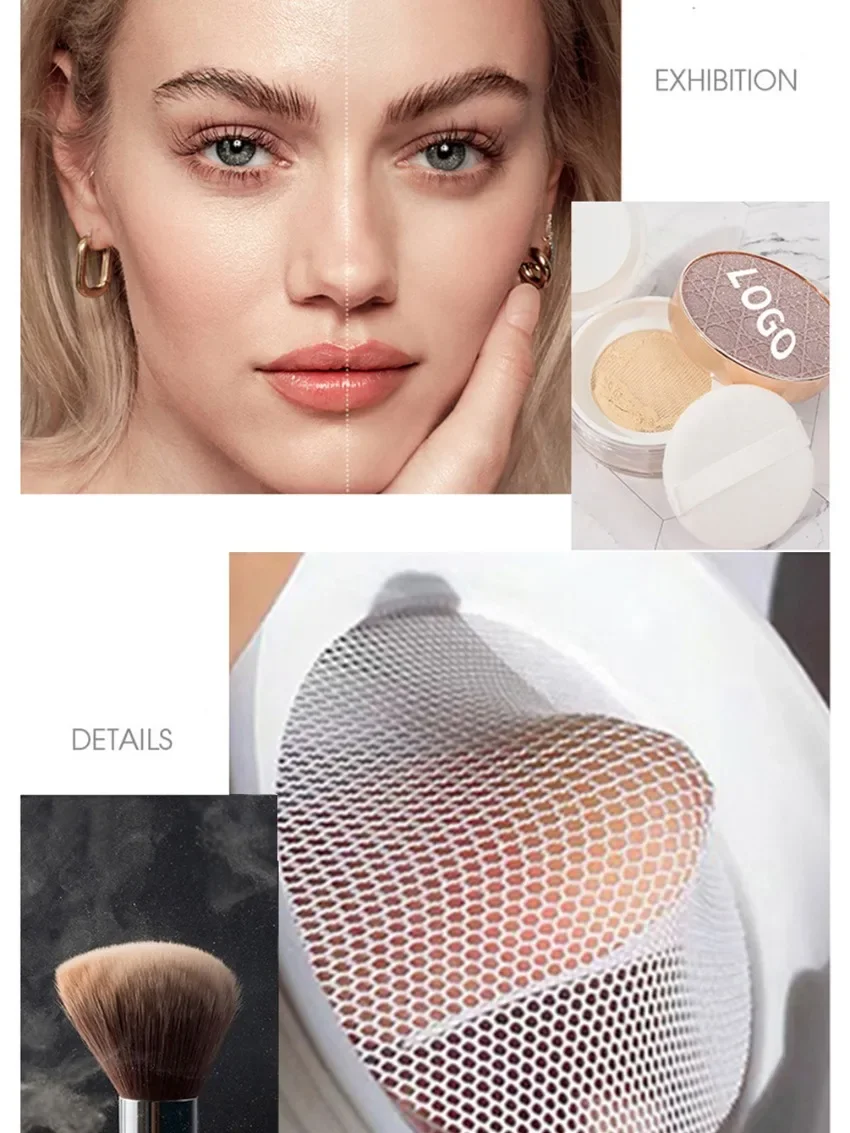 Private Label 10 Color 10g Setting Powder Long Lasting Oil Control Waterproof Sweat-proof Nature Custom Logo Makeup Cruelty Free