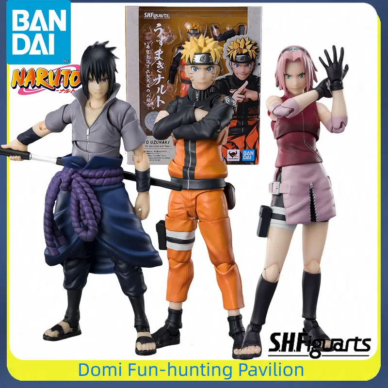 

Bandai Original SHF NARUTO Shippuden Anime Figure Naruto Uzumaki/Sakura Haruno/Sasuke Uchiha/Shikamaru Nara Joint Movable Model