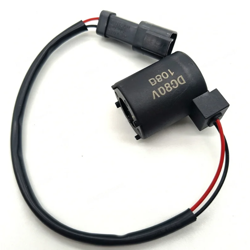 Swing Lock Solenoid Coil with 16 mm Inner Hole and 38 mm Height for Yanmar YM10 YM12 YM27 YM30 YM33 YM38 For Excavators